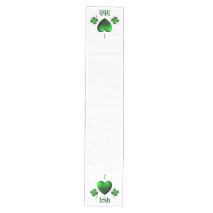 I Heart Irish Medium Table Runner