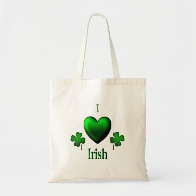 I Heart Irish Tote Bag (Front)