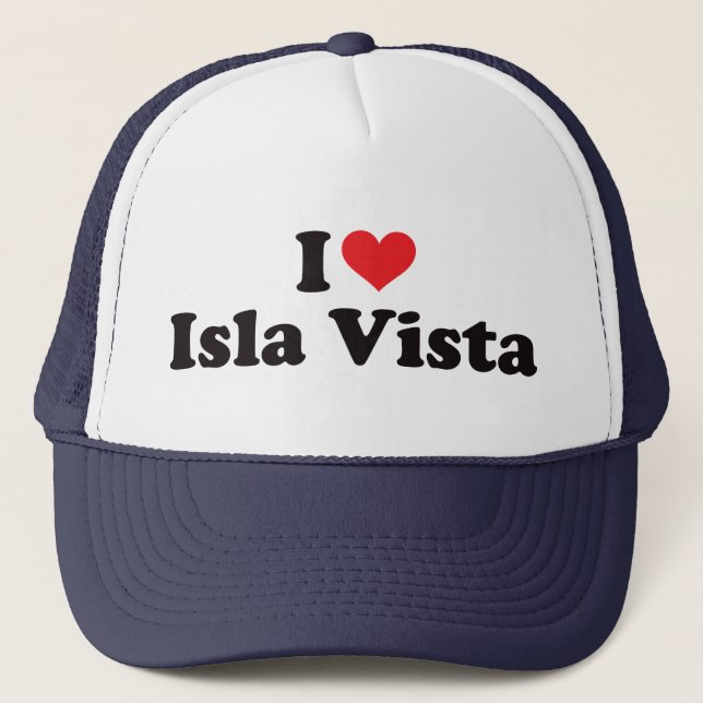 I Heart Isla Vista Trucker Hat (Front)