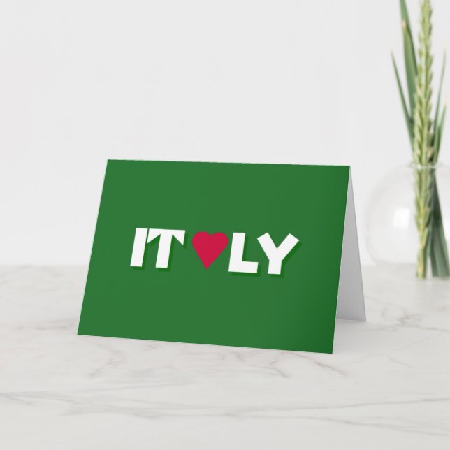 I Heart Italy logo Card (Front)