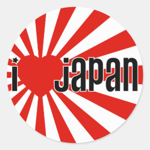 I Heart Japan! Classic Round Sticker