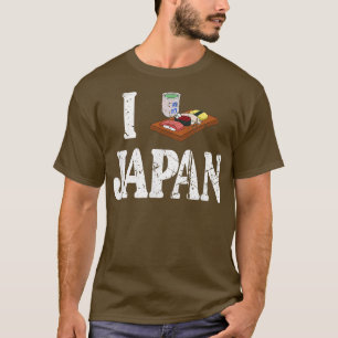 I Heart Japan I Love Japanese Sushi Love Japan Kaw T-Shirt