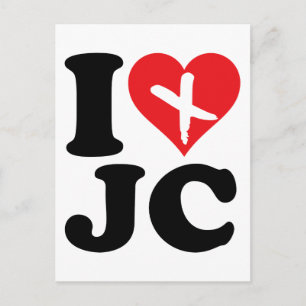 I Heart JC Postcard
