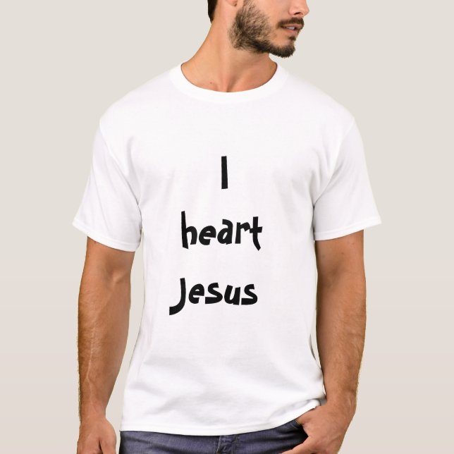 I heart Jesus T-Shirt (Front)