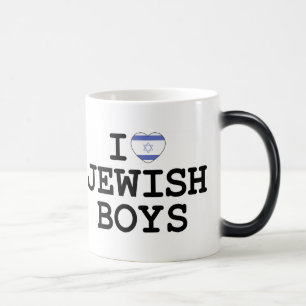I Heart Jewish Boys Magic Mug