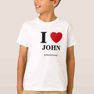 I Heart John, Kids Tee