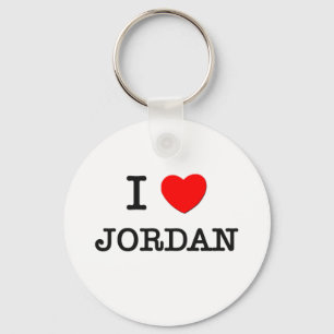 I HEART JORDAN KEYCHAIN