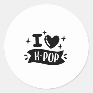I Heart K-Pop Sticker