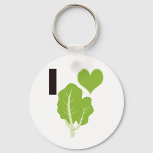 I heart Kale Keychain