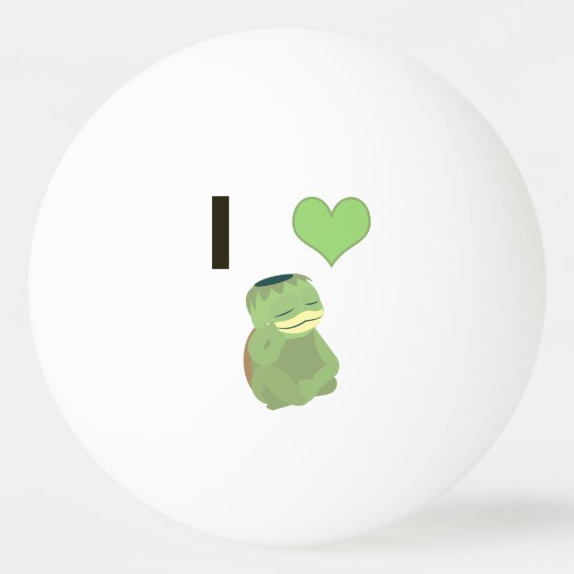 I Heart Kappa Ping Pong Ball (Front)