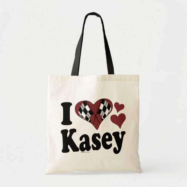 I Heart Kasey Tote Bag (Front)