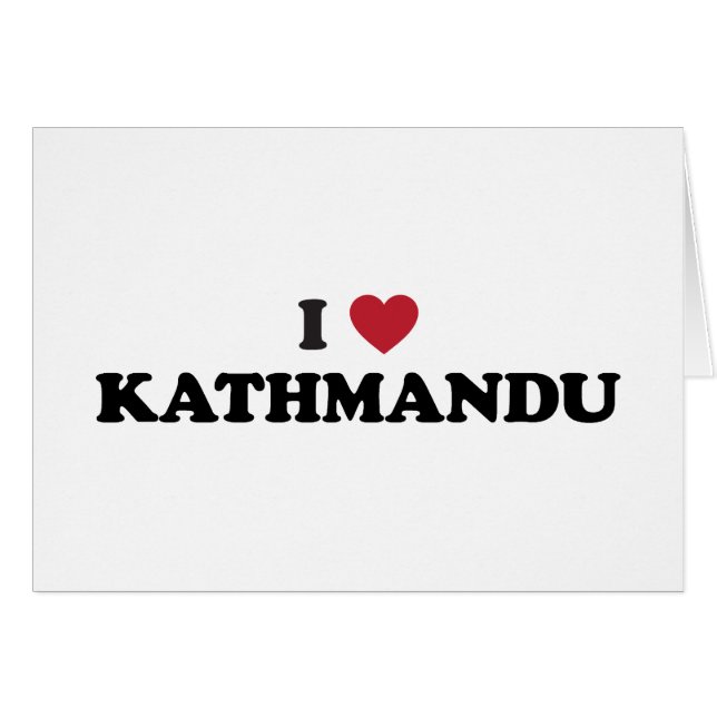 I Heart kathmandu Nepal (Front Horizontal)