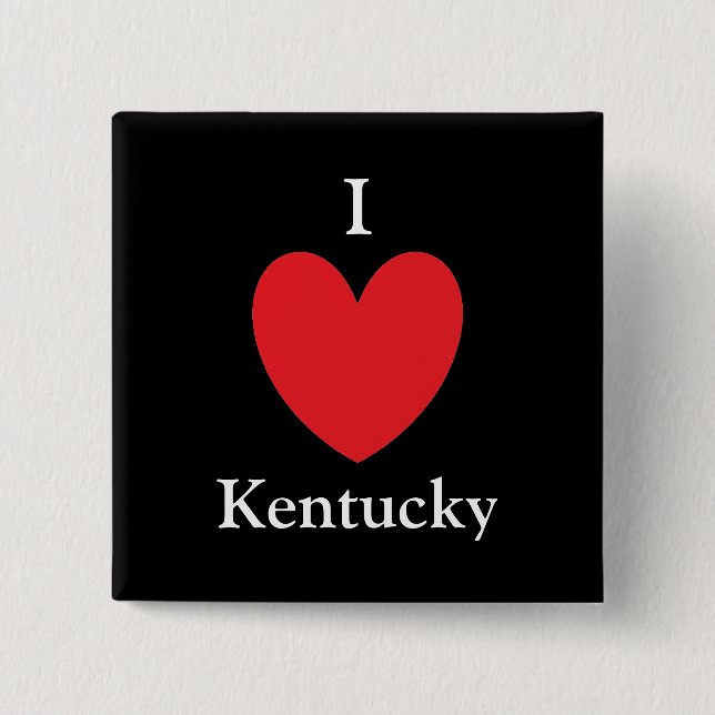 I Heart Kentucky Button (Front)