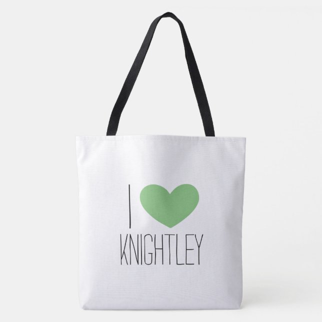 I Heart Knightly Tote Bag (Front)