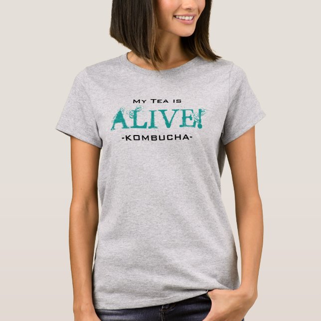 I heart Kombucha love the bubble fermented tea T-Shirt (Front)