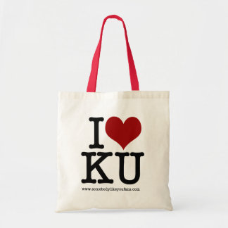 I Heart KU Tote Bag