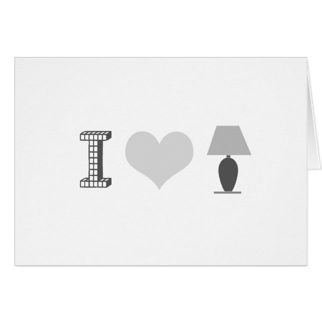I HEART LAMP (Front Horizontal)