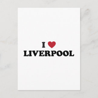 I Heart Liverpool England Postcard