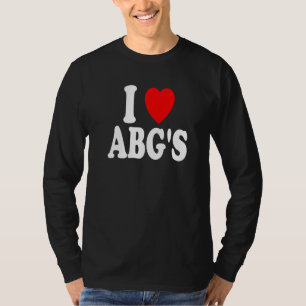 I Heart (Love) ABG's Asian Girl ABG Boba Baddies B T-Shirt