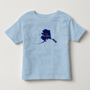 I Heart (Love) Alaska Toddler T-shirt