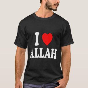 I Heart (Love) Allah Cute Muslim Religion T-Shirt