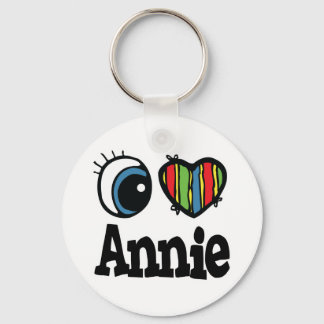 I Heart (Love) Annie Keychain