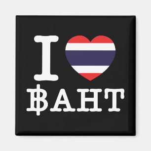 I Heart (Love) Baht Magnet