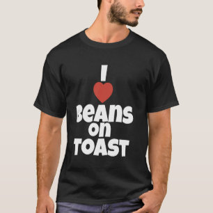I Heart Love Beans On Toast British Food Funny Gif T-Shirt