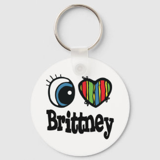 I Heart (Love) Brittney Keychain