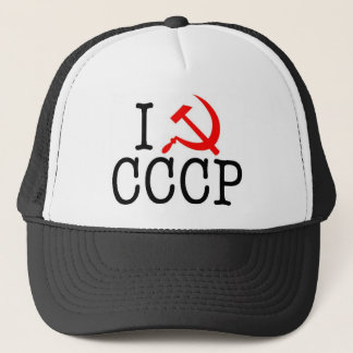 I Heart (LOVE) CCCP Trucker Hat
