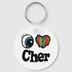 I Heart (Love) Cher Keychain