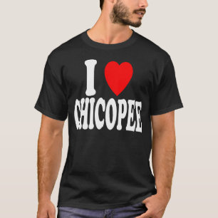I Heart Love Chicopee Travel Tourism Destination T-Shirt