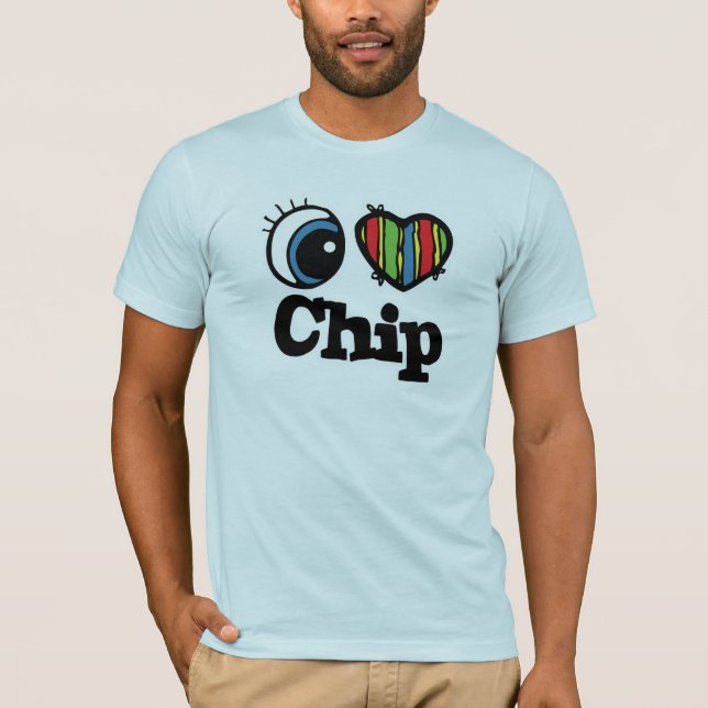 I Heart (Love) Chip T-Shirt (Front)