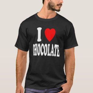 I Heart (Love) Chocolate Dark White Milk T-Shirt