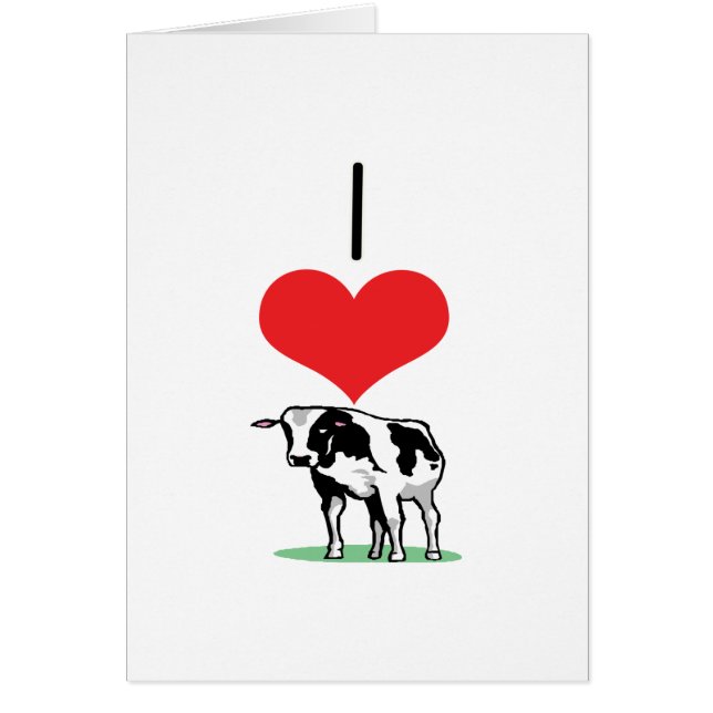 I Heart (Love) Cows (Front)