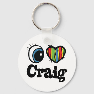 I Heart (Love) Craig Keychain