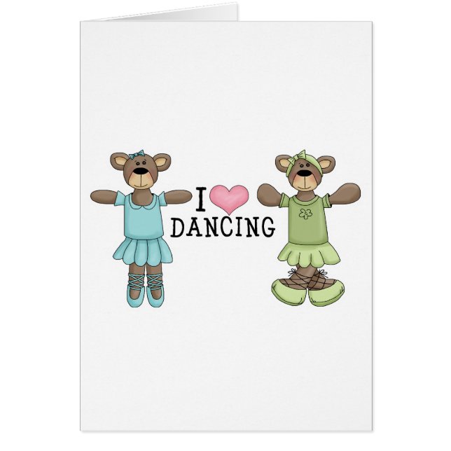 I Heart Love Dancing With Ballet Bears (Front)