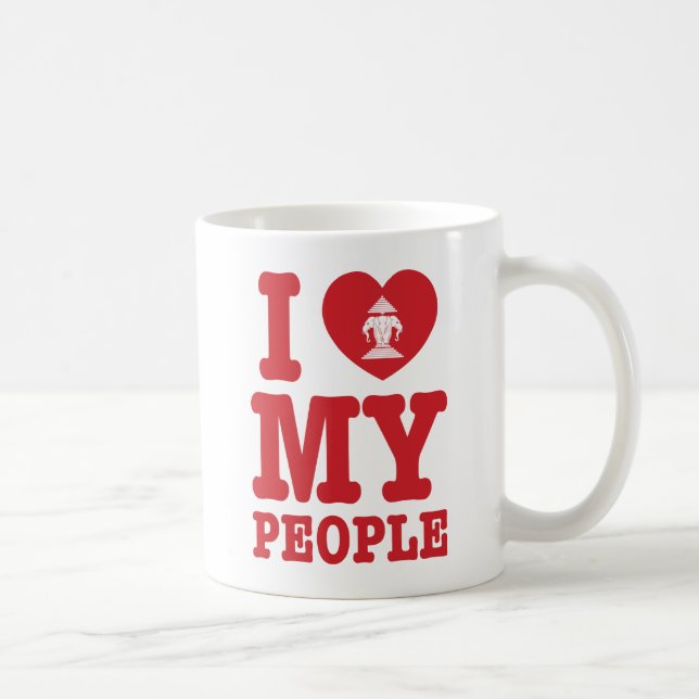 I Heart (Love) Erawan My Lao People Coffee Mug (Right)