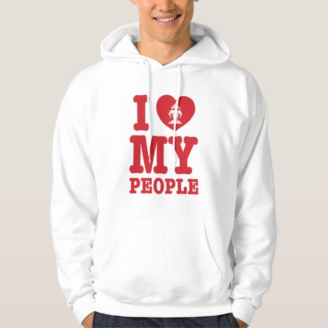I Heart (Love) Erawan My Lao People Hoodie (Front)