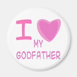 I Heart (Love) godfather Magnet