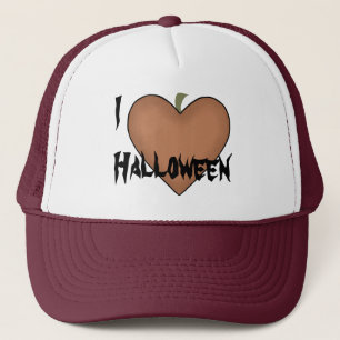I Heart (Love) Halloween Trucker Hat