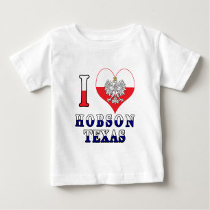I Heart Love Hobson Texas Baby T-Shirt