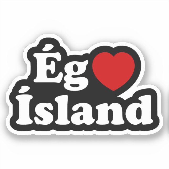 I Heart (Love) Iceland [Ég Elska Ísland] Icelandic (Front)