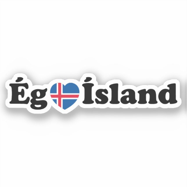 I Heart (Love) Iceland [Ég Elska Ísland] Icelandic (Front)