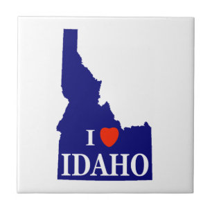I Heart (Love) Idaho Tile