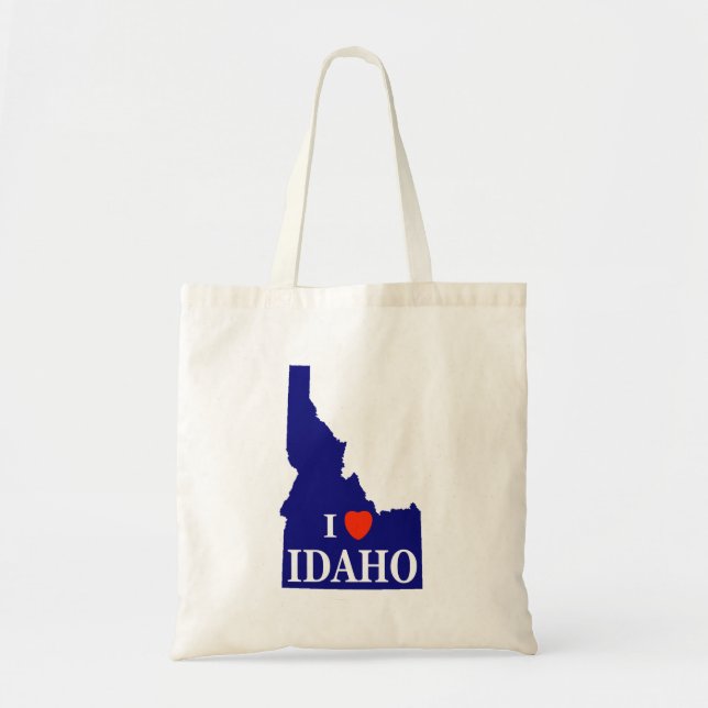 I Heart (Love) Idaho Tote Bag (Front)