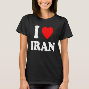 I Heart Love Iran Heritage Nationality Pride Home T-Shirt
