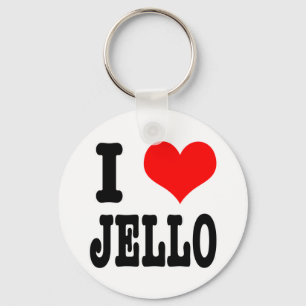 I HEART (LOVE) jello Keychain