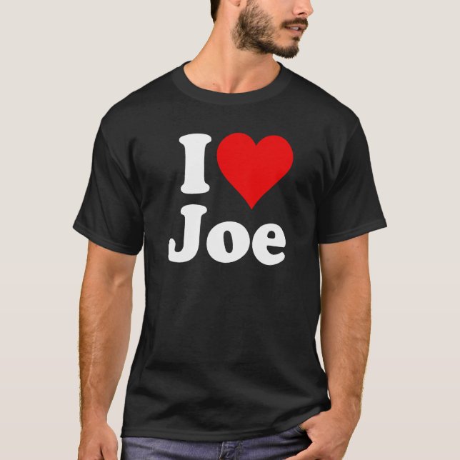 I HEART LOVE JOE JOSEPH T-Shirt (Front)