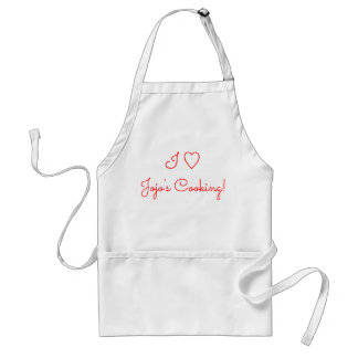 I Heart Love Jojo's (Name) Cooking Standard Apron